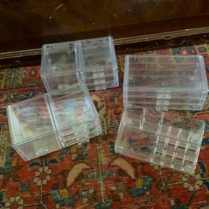 Lucite makeup/jewelry drawers